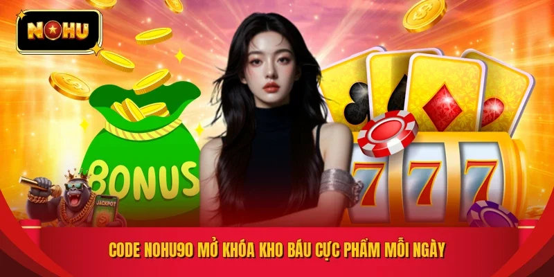 Code NOHU90 mở khóa kho báu cực phẩm mỗi ngày